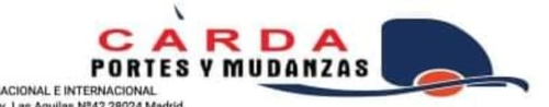 Logo de Portes y mudanzas Carda
